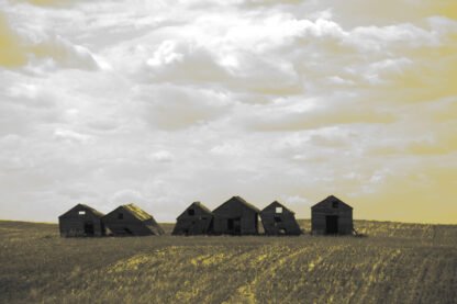 Photography by Carole Louvezy : Groups of old barns